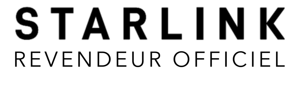 Logo de starlink avec la mention de revendeur officiel
